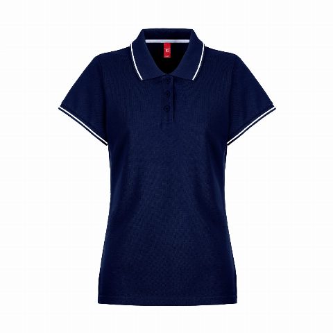 Polo bicolor para senhora Spectrum Women