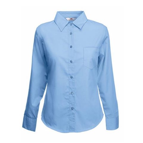 Ladies Poplin LSL