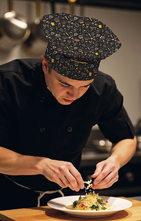 Gorro de chef Megano