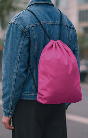 Mochila de cordas de tecido não tecido Saturn